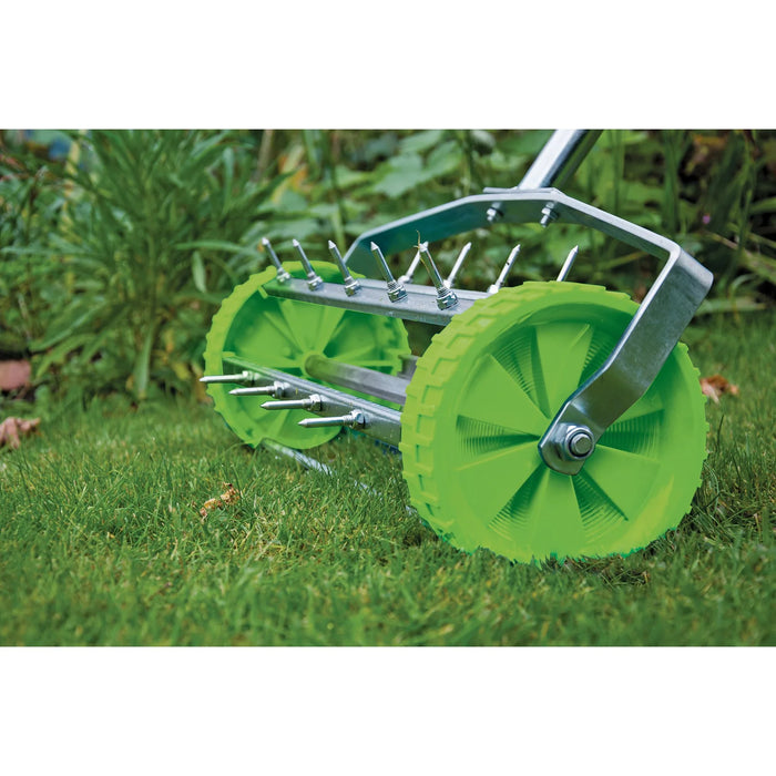 Draper Rolling Lawn Aerator Spiked Drum, 450mm - GLAWDD