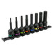 Sealey Premier Premier Spline Impact Socket Bit Set 1/2"Sq Drive 8pc AK56004 Sealey Premier - Town Tools 