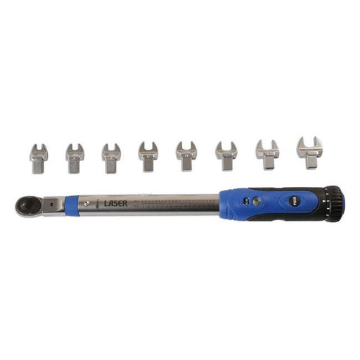 Laser Torque Wrench 1/4"D - 9 Heads 6167 Laser - Town Tools 