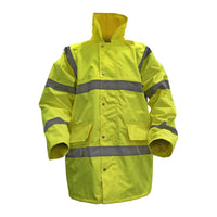 Worksafe Worksafe Hi-Vis Yellow Jacket with Quilted Lining - Large 806L