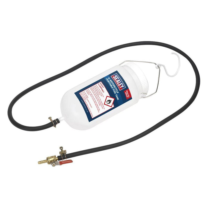 Sealey Motorcycle Portable Fuel Tank 1L MS029 Sealey - Town Tools 