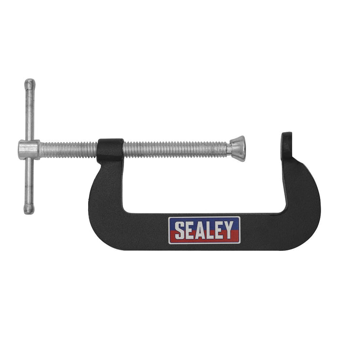 Sealey Junior C-Clamp Set 76mm x 35mm 4pc GCC02 Sealey - Town Tools 