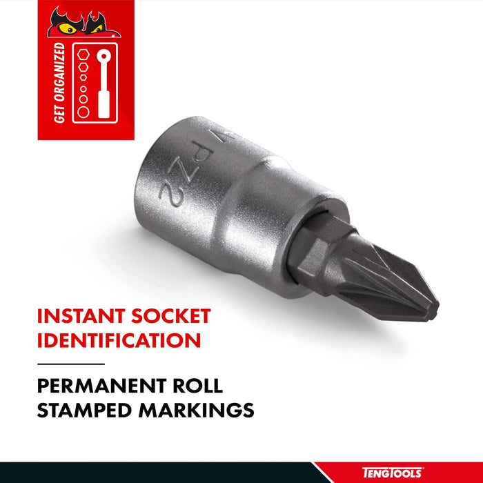 Teng Tools 1/4" PZ Bit Socket PZ3 Teng Tools - Town Tools 