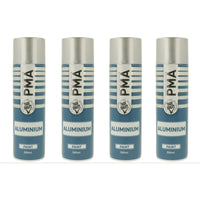 4x PMA Professional Aluminium 500ml Spray Paint High Coverage