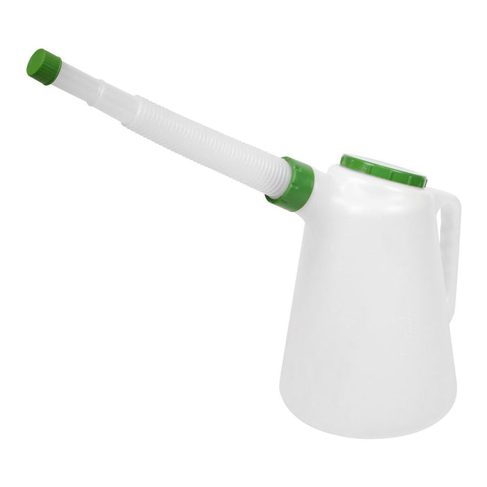 Sealey Oil Container with Green Lid & Flexible Spout 5L JDL5G Sealey - Town Tools 