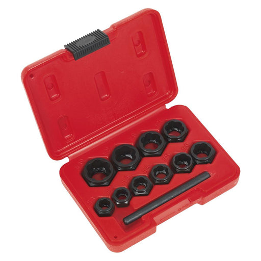 Sealey Bolt Extractor Set 11pc Spanner Type AK8183 Sealey - Town Tools 