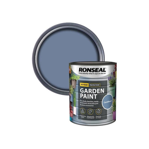 Ronseal Garden Paint Cornflower 750ml Ronseal - Town Tools