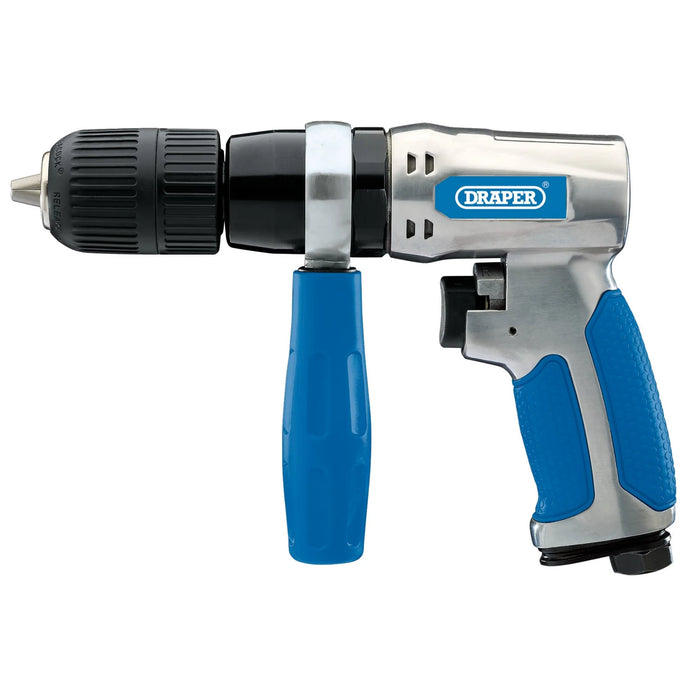 Draper Reversible Keyless Air drill 10-13mm