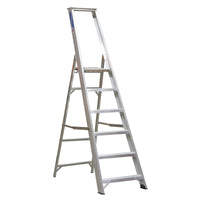 Sealey Industrial Step Ladder 6-Tread Aluminium - BS EN 131 AXL6
