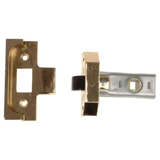 Union Rebated Tubular Mortice Latch 2650 Electro Brass 63mm 2.5in UNION - Town Tools