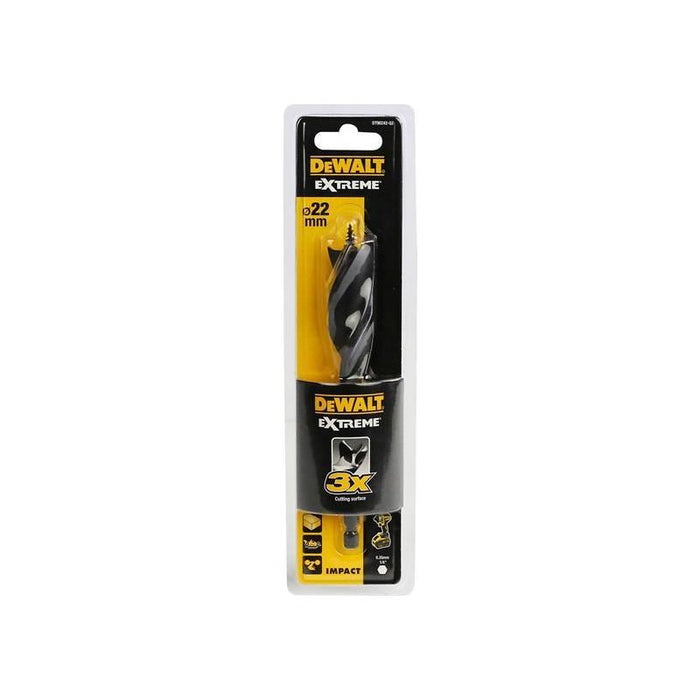Dewalt Power Tools Extreme Tri-Flute Spade Bit 22 x 152mm DeWALT Power Tools - Town Tools