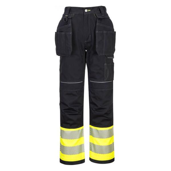 Portwest Pw3 Hi-Vis Holster Pocket Class 1 Trouser PW307YBR41 Portwest - Town Tools 