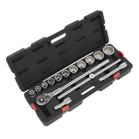 Sealey Premier Premier Socket Set 3/4"Sq Drive 12-point 15pc AK2583