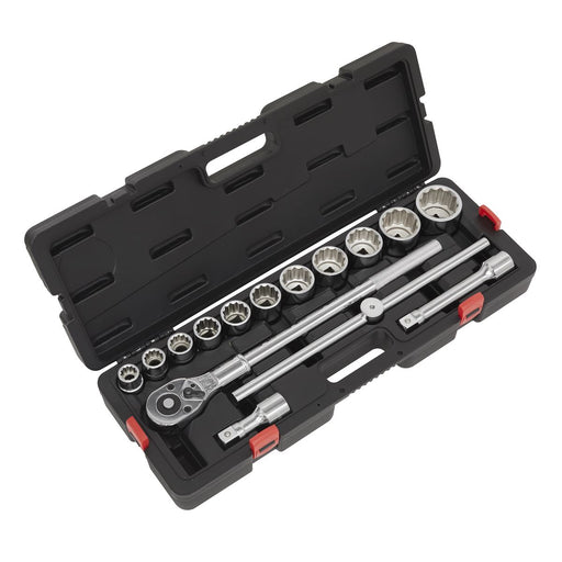 Sealey Premier Premier Socket Set 3/4"Sq Drive 12-point 15pc AK2583 Sealey Premier - Town Tools 