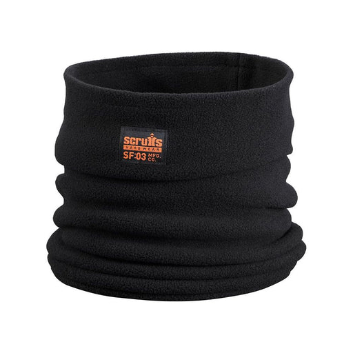 Scruffs Fleece Neckwarmer Black One Size Scruffs - Town Tools 