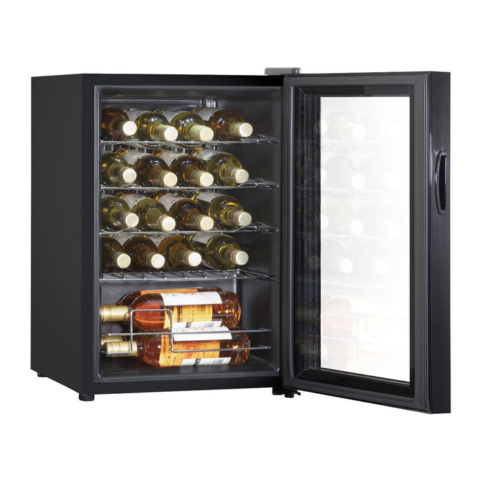Baridi 20 Bottle Wine Cooler Fridge with Touchscreen Controls & LED Light - Black Baridi - Town Tools