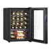 Baridi 20 Bottle Wine Cooler Fridge with Touchscreen Controls & LED Light - Black Baridi - Town Tools
