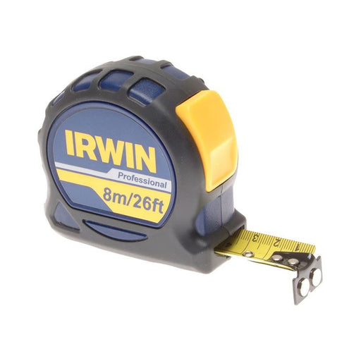 Irwin® Professional Pocket Tape 8m/26ft (Width 25mm) Carded IRWIN® - Town Tools