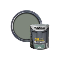 Ronseal 10 Year Weatherproof Wood Paint Sage Satin 750ml