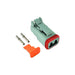 Connect Deutsch 2 Pin Plug Connector Kit 4pc 37498 Tool Connection - Town Tools 