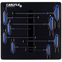 Carlyle Tools Hex Key Set - Ball Plus L-Handle - Metric - 8 Piece
