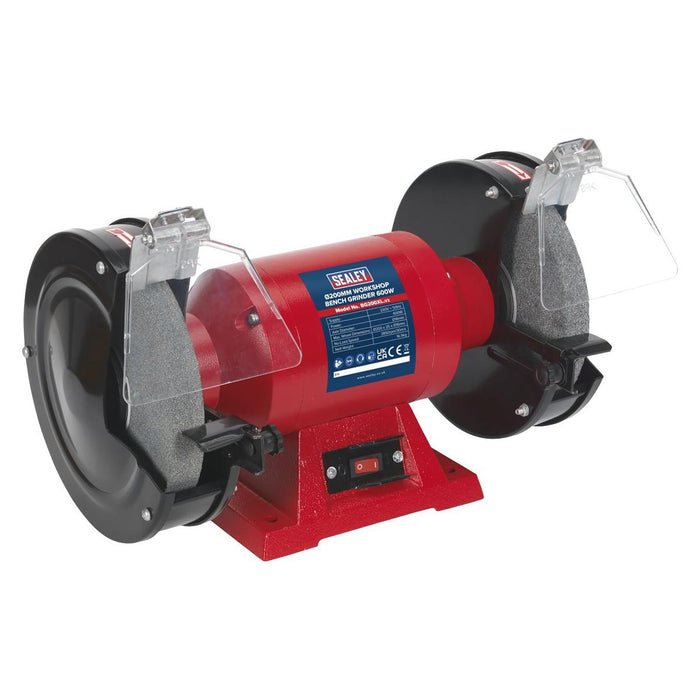 Sealey Bench Grinder200mm 600W/230V BG200XL Sealey - Town Tools 