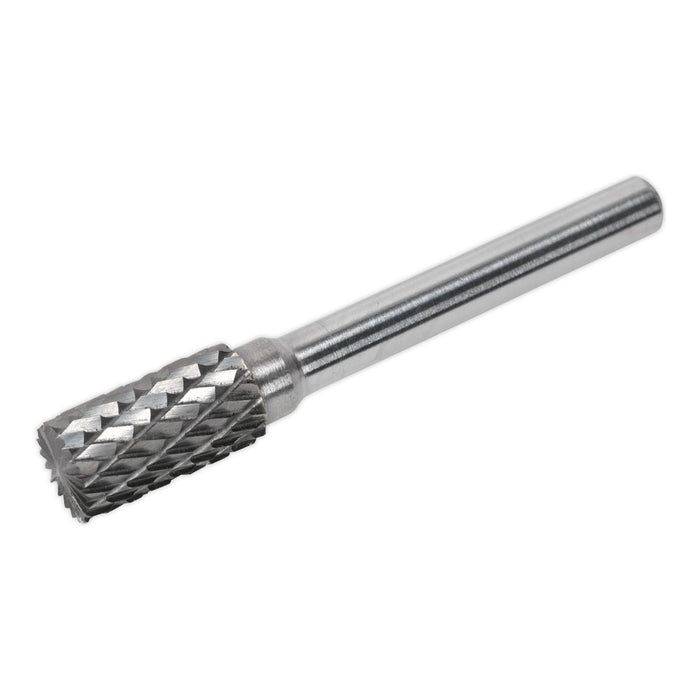 Sealey Tungsten Carbide Rotary Burr Cylindrical Front End Cut10mm SDB01 Sealey - Town Tools 