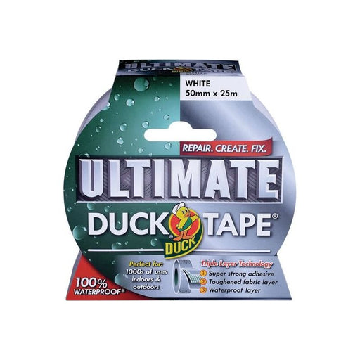 Shurtape Duck Tape® Ultimate 50mm x 25m White Shurtape - Town Tools