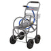 Heavy-Duty Hose Reel Cart with 30m Heavy-Duty Ø19mm Hot & Cold Rubber Water Hose Sealey - Town Tools 