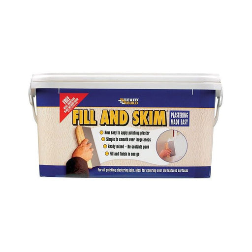 Everbuild Sika Fill & Skim Tub 5 litre Everbuild Sika - Town Tools