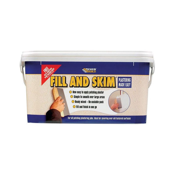 Everbuild Sika Fill & Skim Tub 5 litre Everbuild Sika - Town Tools