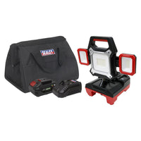 Sealey Cordless/Corded 20V 4Ah SV20 Series Worklight Kit SMD LED 4000lm