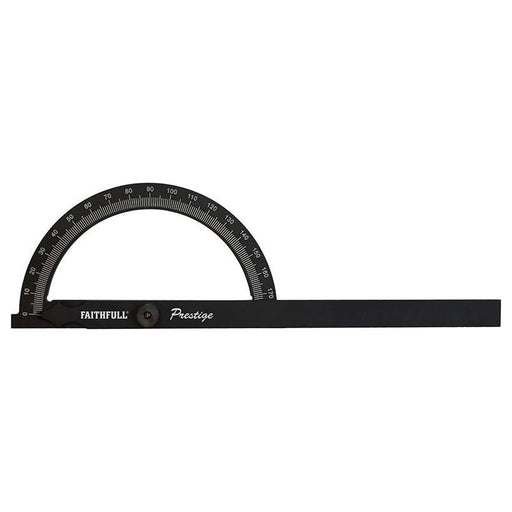 Faithfull Prestige Angle Gauge Black Aluminium 150 x 270mm Faithfull - Town Tools