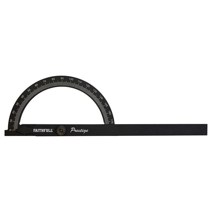 Faithfull Prestige Angle Gauge Black Aluminium 150 x 270mm Faithfull - Town Tools
