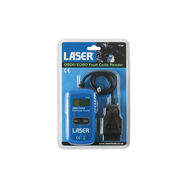 Laser OBDII/EOBD Fault Code Reader 7728 Laser - Town Tools 