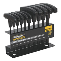 Sealey Hex Key Set 10pc T-Handle Metric S0466