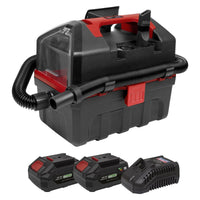 Sealey SV20 Series 10L Cordless Wet & Dry Vacuum Kit 20V 4Ah - 2 Batteries
