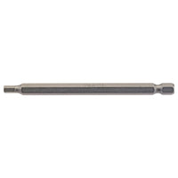 Draper Hexagonal Insert Bit, 4mm, 1/4" Hex, 100mm Long (Pack of 1) 64373