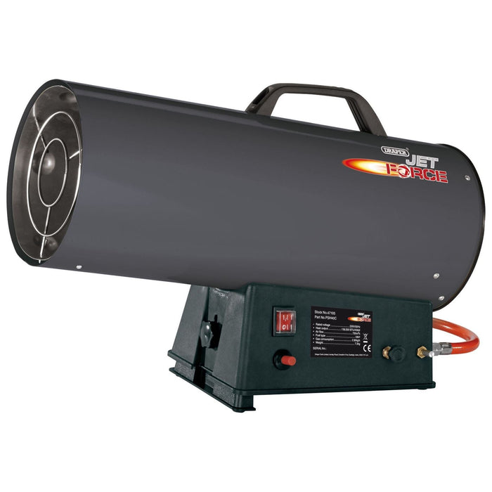 Draper Jet Force Propane Space Heater, 136,000 BTU/40 kW 47105 Draper - Town Tools 