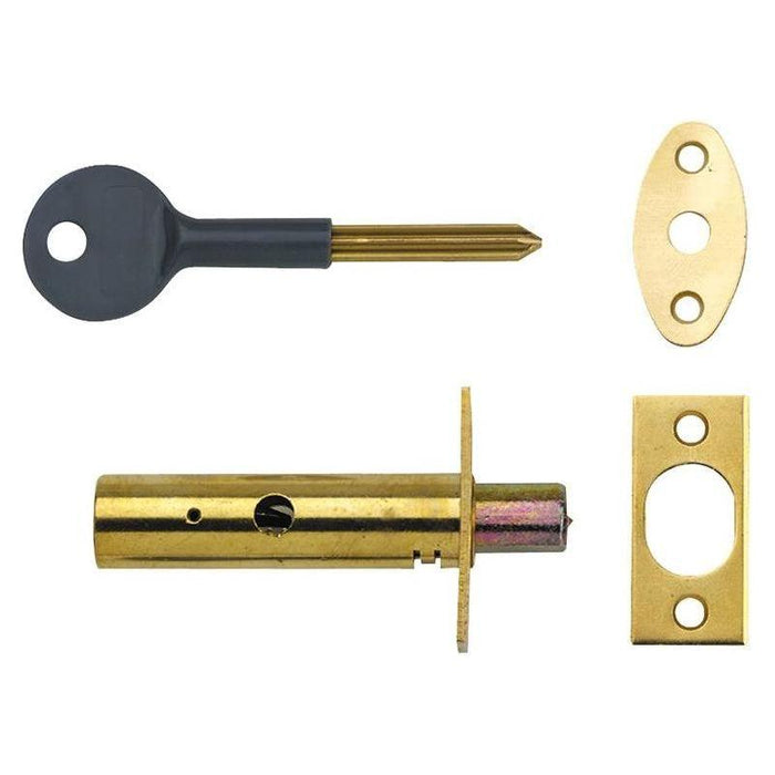 Yale Locks PM444 Door Security Bolts Brass Finish Visi of 2 Yale Locks - Town Tools