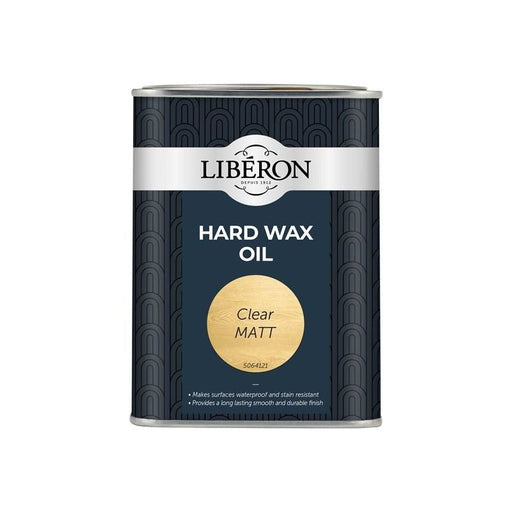 Liberon Hard Wax Oil Clear Matt 1 litre Liberon - Town Tools