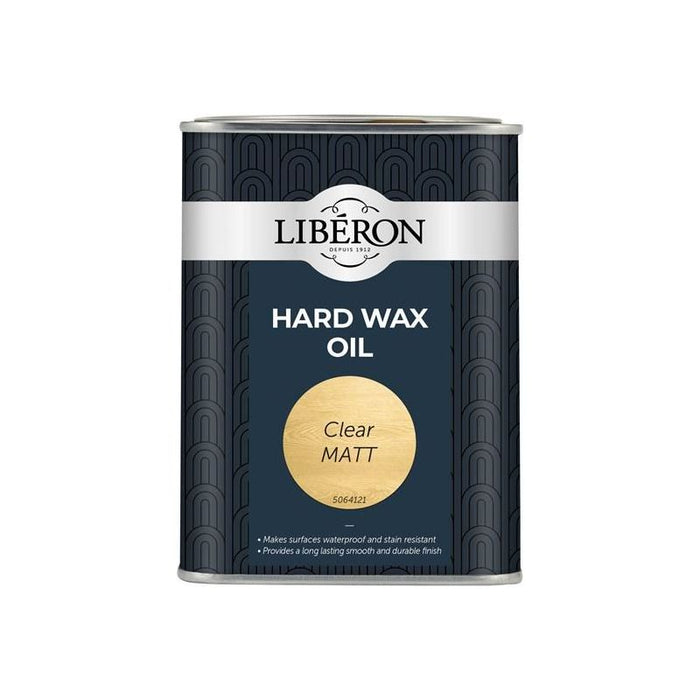 Liberon Hard Wax Oil Clear Matt 1 litre Liberon - Town Tools
