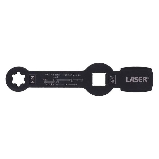 Laser Brake Caliper Wrench E24 - HGV 8343 Laser - Town Tools 