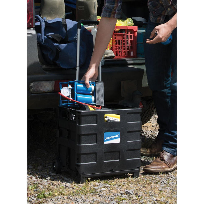 Silverline Folding Box Trolley 25kg Silverline - Town Tools 