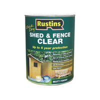 Rustins Quick Dry Shed and Fence Clear Protector 1 litre