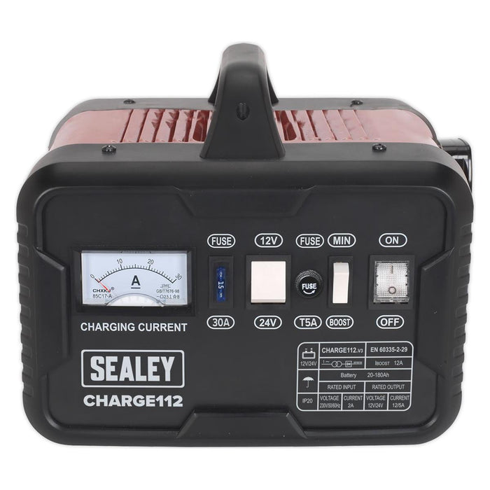 Sealey Battery Charger 16A 12/24V 230V CHARGE112 Sealey - Town Tools 