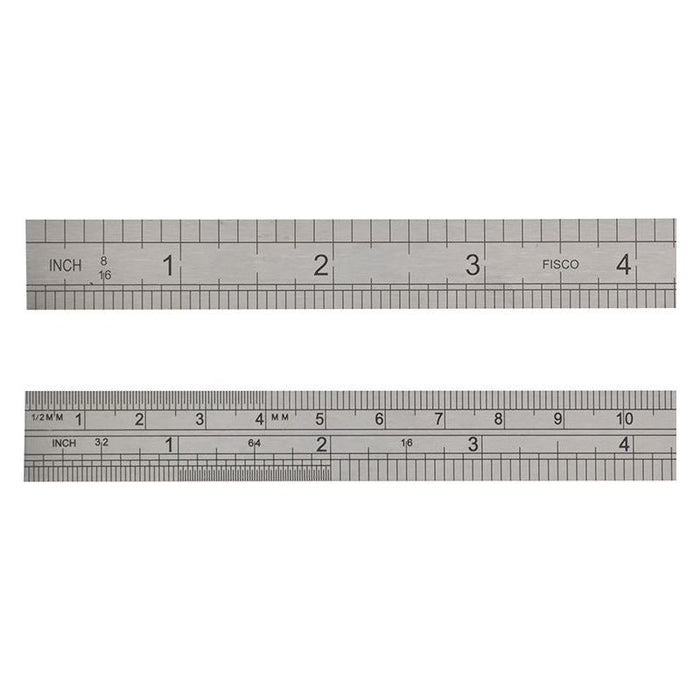 Fisco 706S Stainless Steel Rule 150mm / 6in Fisco - Town Tools
