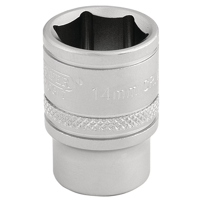 Draper 6 Point Metric Socket, 3/8" Sq. Dr., 14mm 16540 Draper - Town Tools 