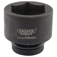 Draper Expert HI-TORQ 6 Point Impact Socket, 1" Sq. Dr., 55mm 05126