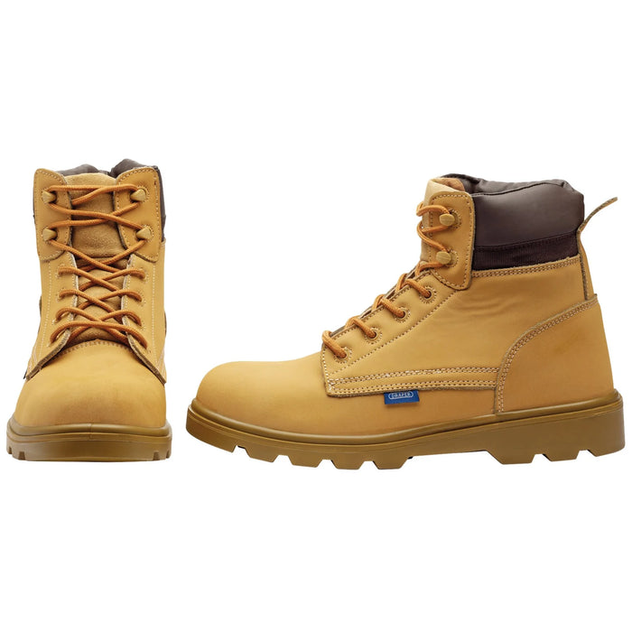 Draper Nubuck Style Safety Boots, Size 12, S1 P SRC - NUBSB